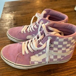 Purple vans high tops